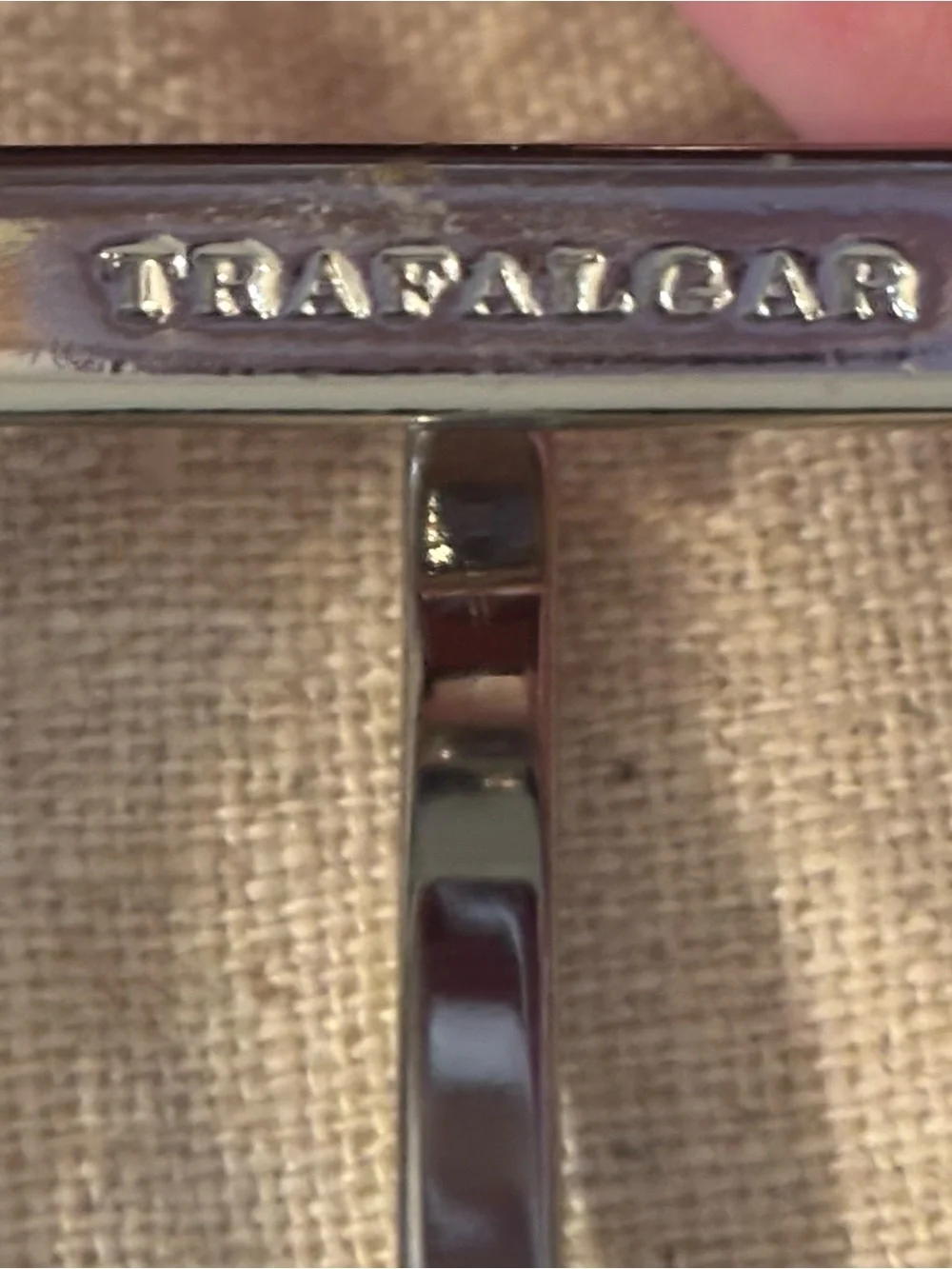 Trafalgar genuine Java Lizard Black Italian Leather Belt Silver Buckle 40